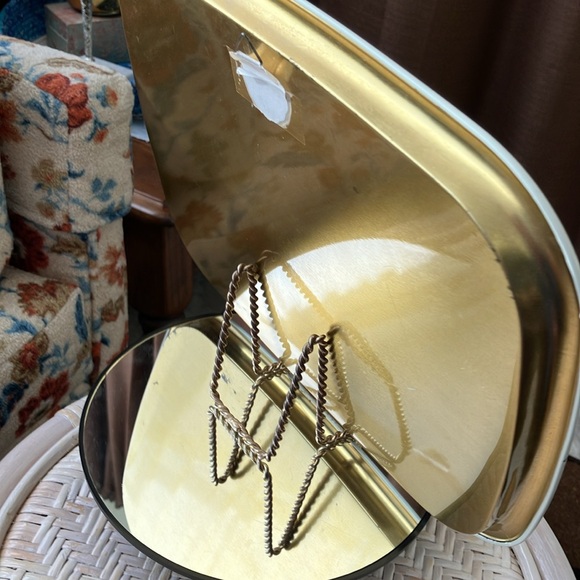 VINTAGE MASSILLY FRANCE OBERNAI SARREGUEMINES M LARRY METAL TRAY 12x9.5 - Picture 10 of 16